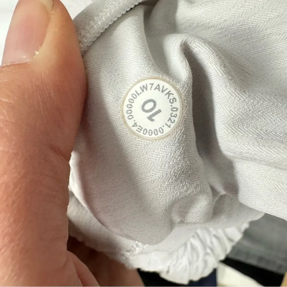 Lululemon Grey Athletic Shorts Womens 10 Casual Running Casual Lined retro Sport